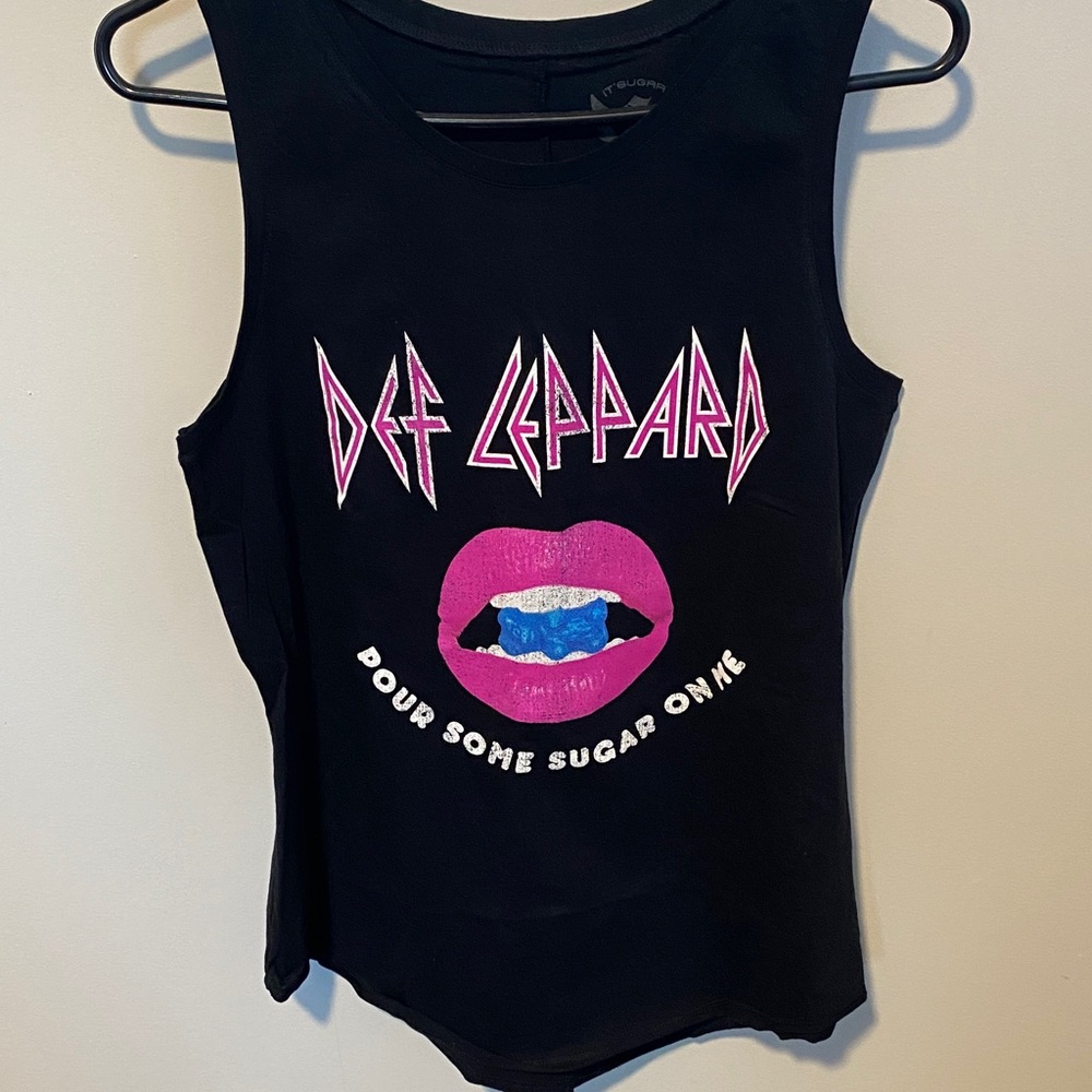 Def Leppard Black Tank Top